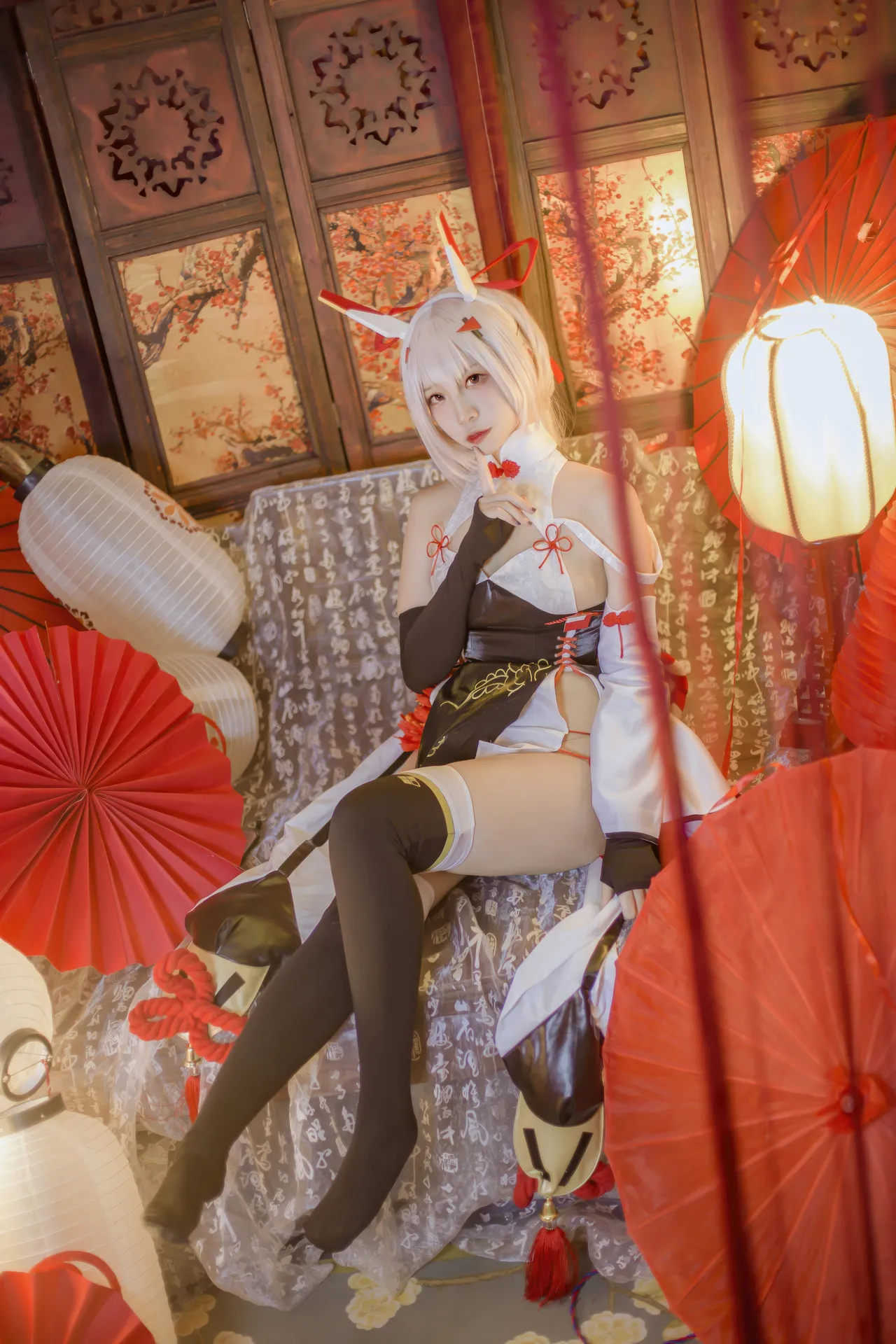 二佐Nisa - 碧蓝航线 绫波 新春旗袍-erohere10.webp